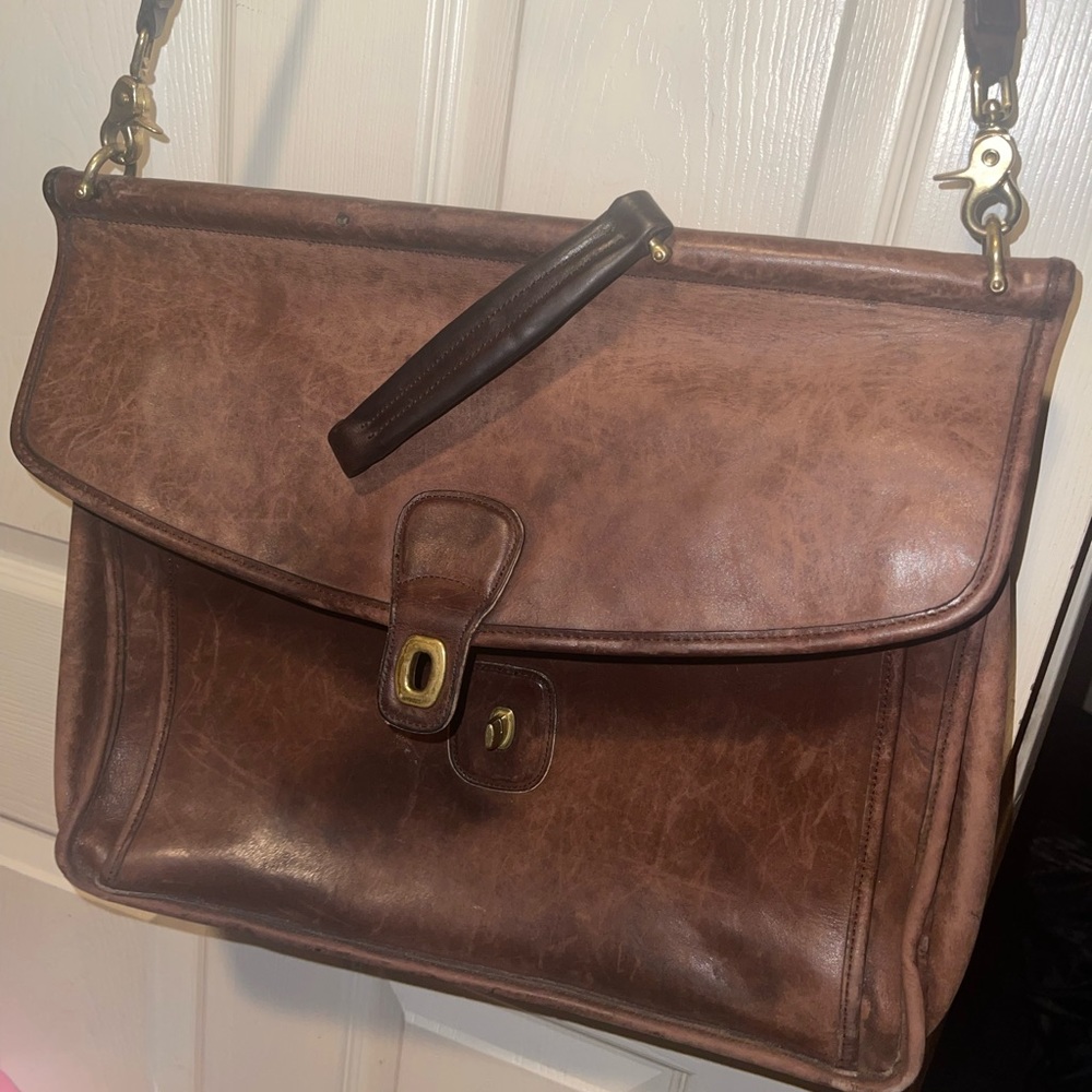 Vintage COACH 5266 Beekman Messenger Briefcase Laptop Bag
